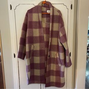 Isabel Marant plaid coat
